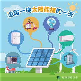 太陽能板的一天