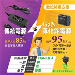 傳統電源 VS 氮化鎵電源